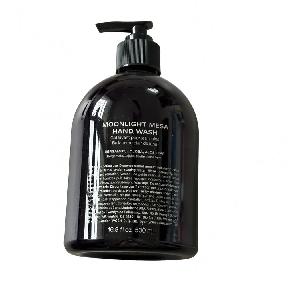 Twentynine Palms Moonlight Mesa Hand Wash 16.9 fl oz Bergamot Jojoba Aloe Gift